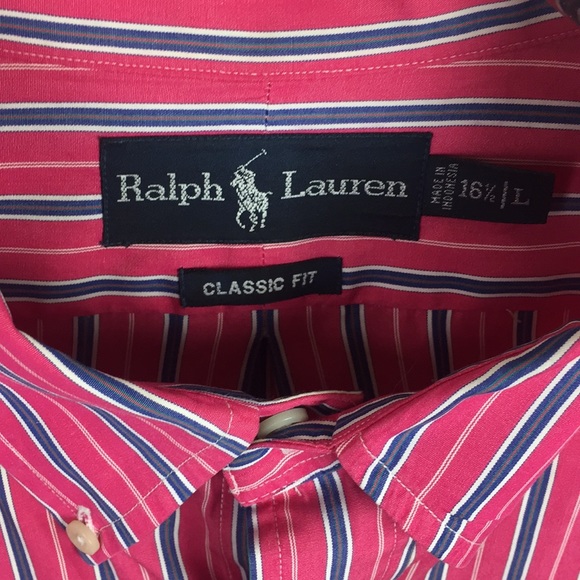 Ralph Lauren Men's Striped Long Sleeve Shirt - Picture 7 of 8